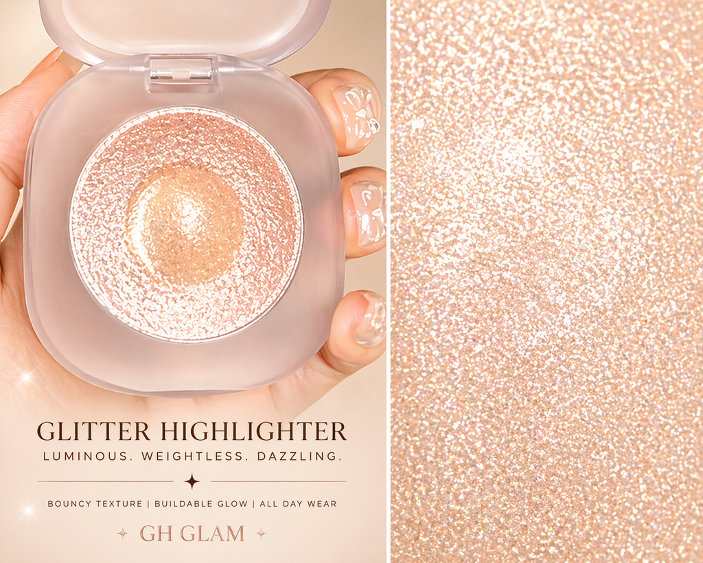 Glitter Highlighter Compact #03 Sunkissed