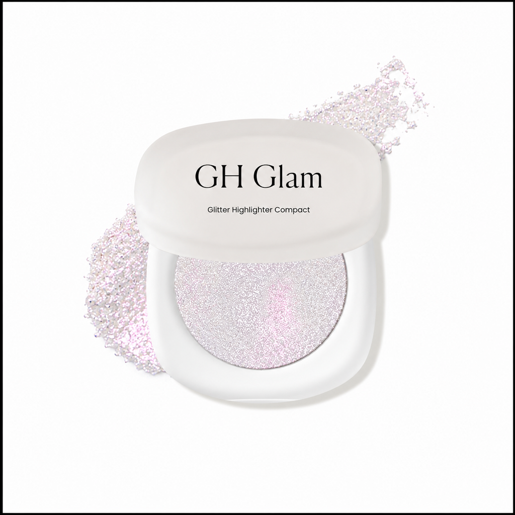 Glitter Highlighter Compact #02 Dazzling Haze